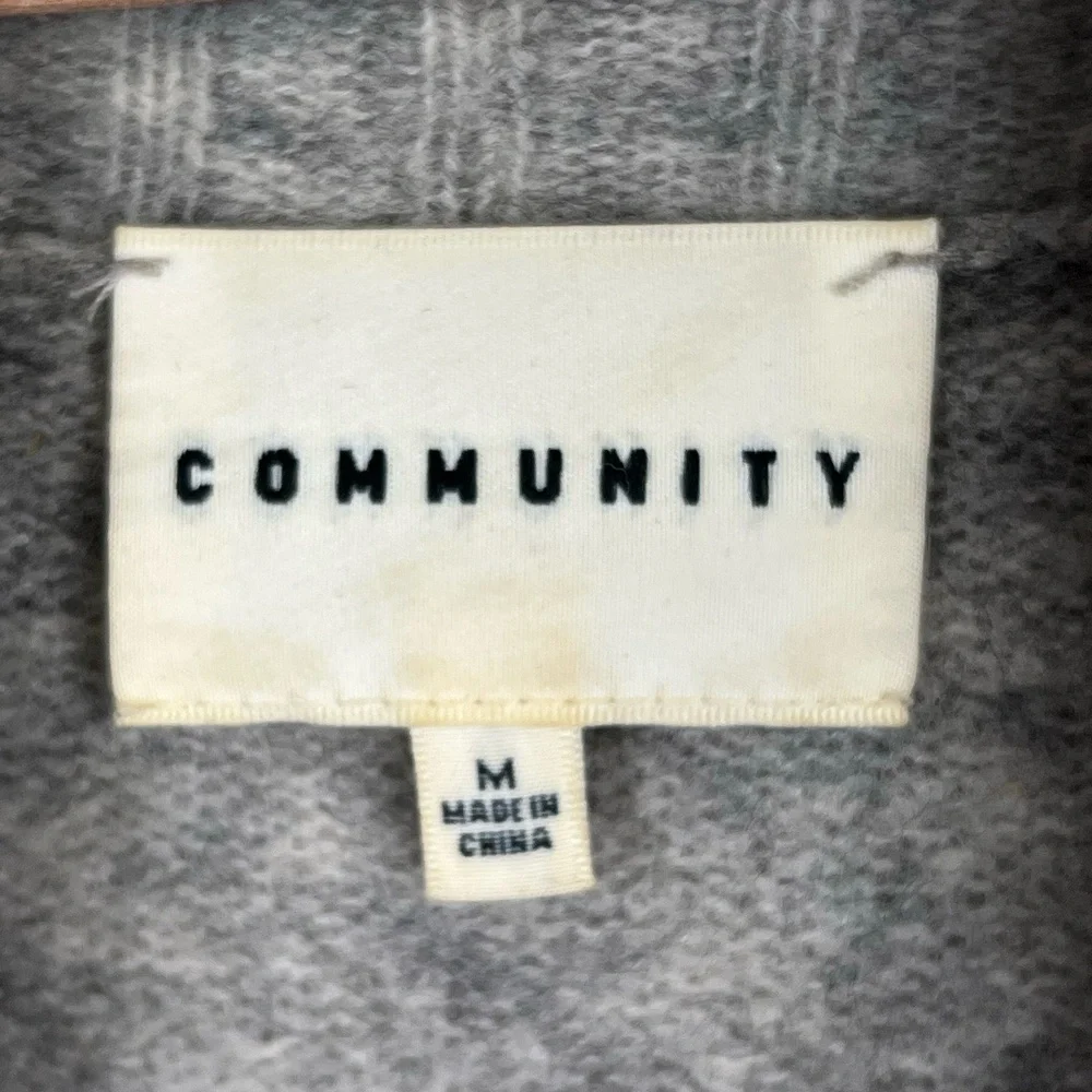 Aritzia Community Sweater Medium Gray Cowl Tunic Long Line Cozy‎ Warm Wool Yak